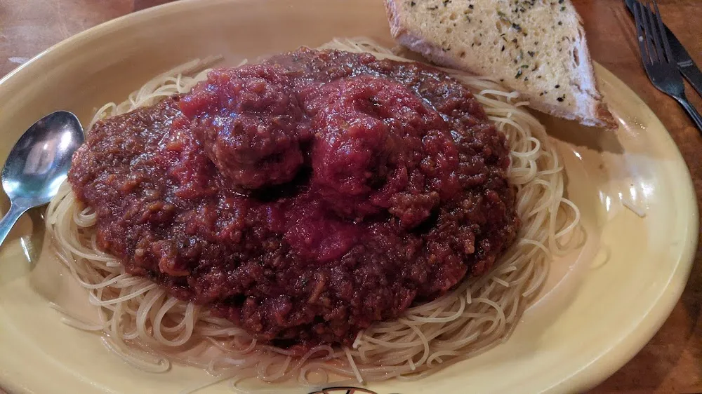 Angel Hair Marinara with Meatballs
